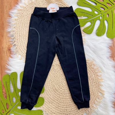 Conj. Blusa Manga Longa Born to Game e Calça de Moletom - Azul e Preto